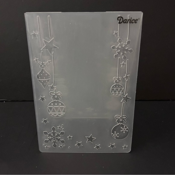 Darice 4” x 6” embossing folder - ORNAMENTS - Picture 4 of 6